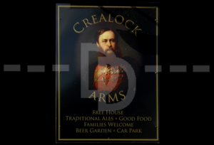 The Crealock Arms sign, Littleham