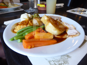 Places to eat in Devon - Roast turkey for lunch at The Crealock Arms, Littleham