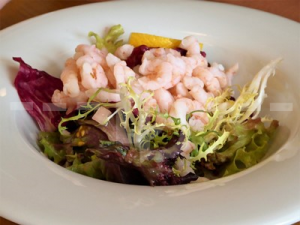 Prawn Cocktail for starter at The Poltimore Inn, North Molton